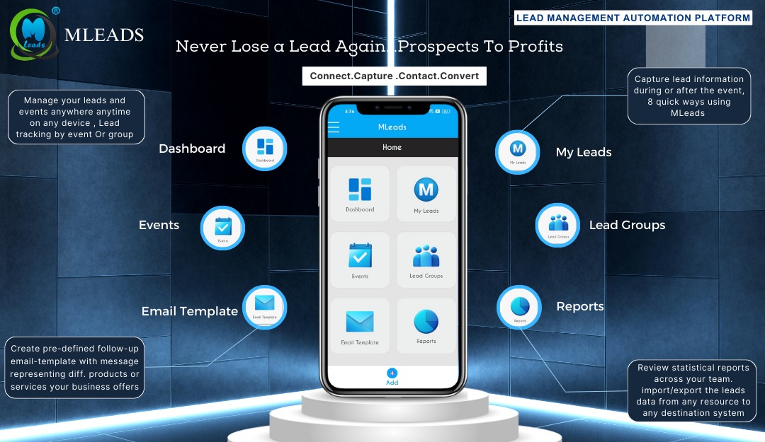 Manage your Leads and Events Anywhere Anytime on Any device