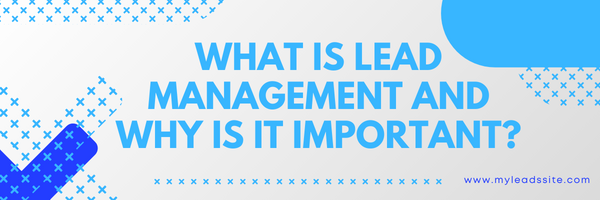 What is Lead Management